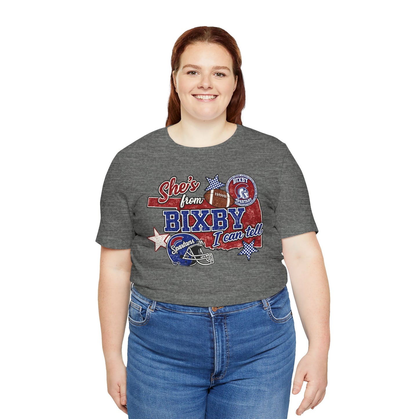 Bixby Football Tee — "She’s from Bixby I can tell" Vintage Team Shirt