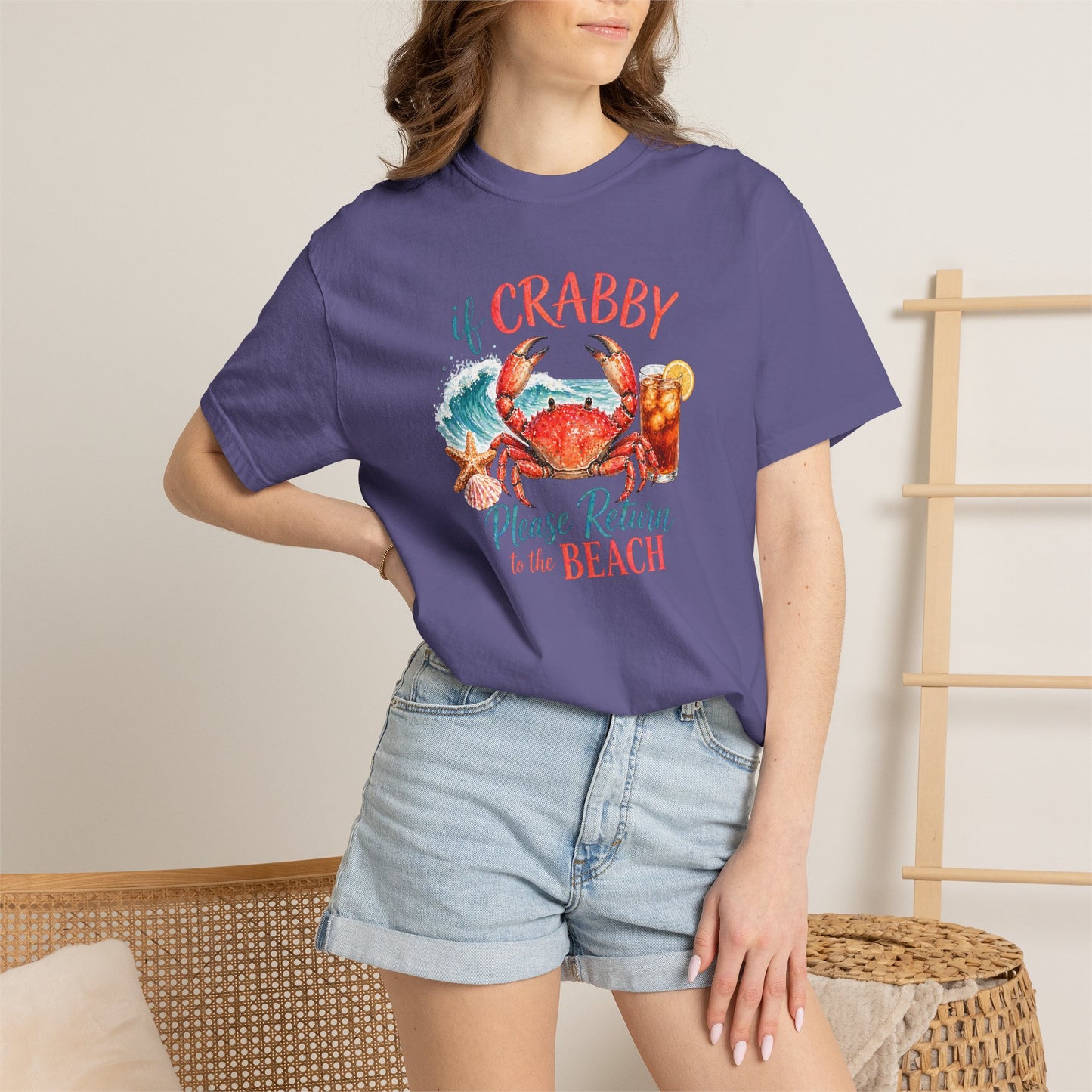 If Crabby Please Return to the Beach T-Shirt