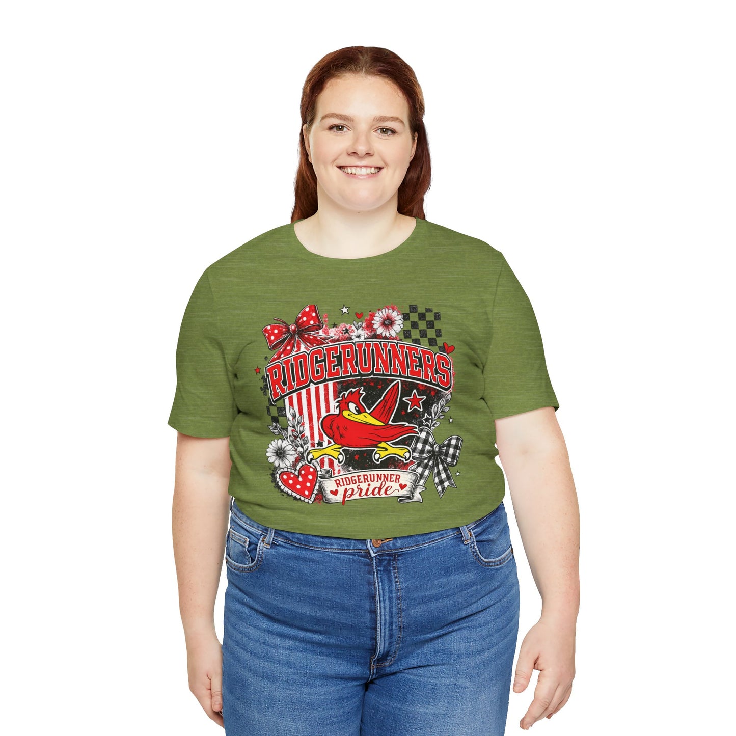 Ridgerunners Pride T-Shirt — School Mascot Red & Black Graphic Tee