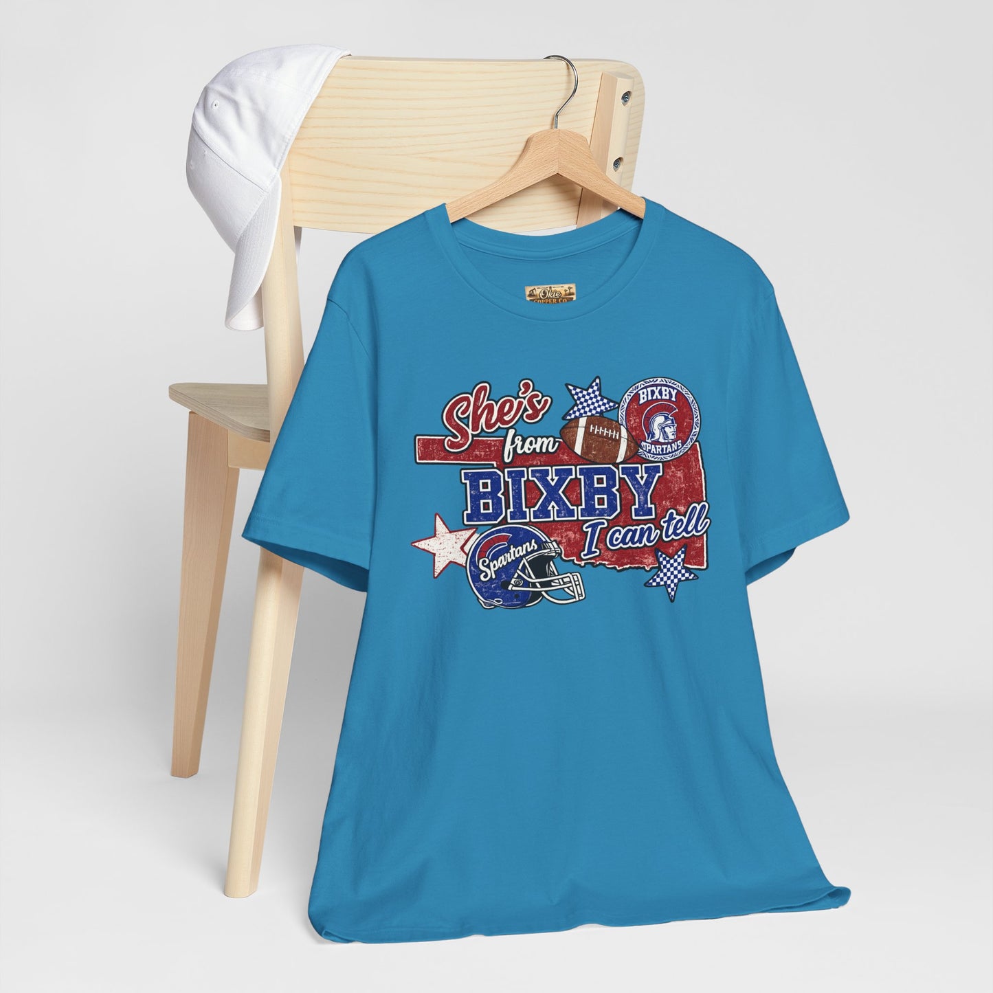 Bixby Football Tee — "She’s from Bixby I can tell" Vintage Team Shirt