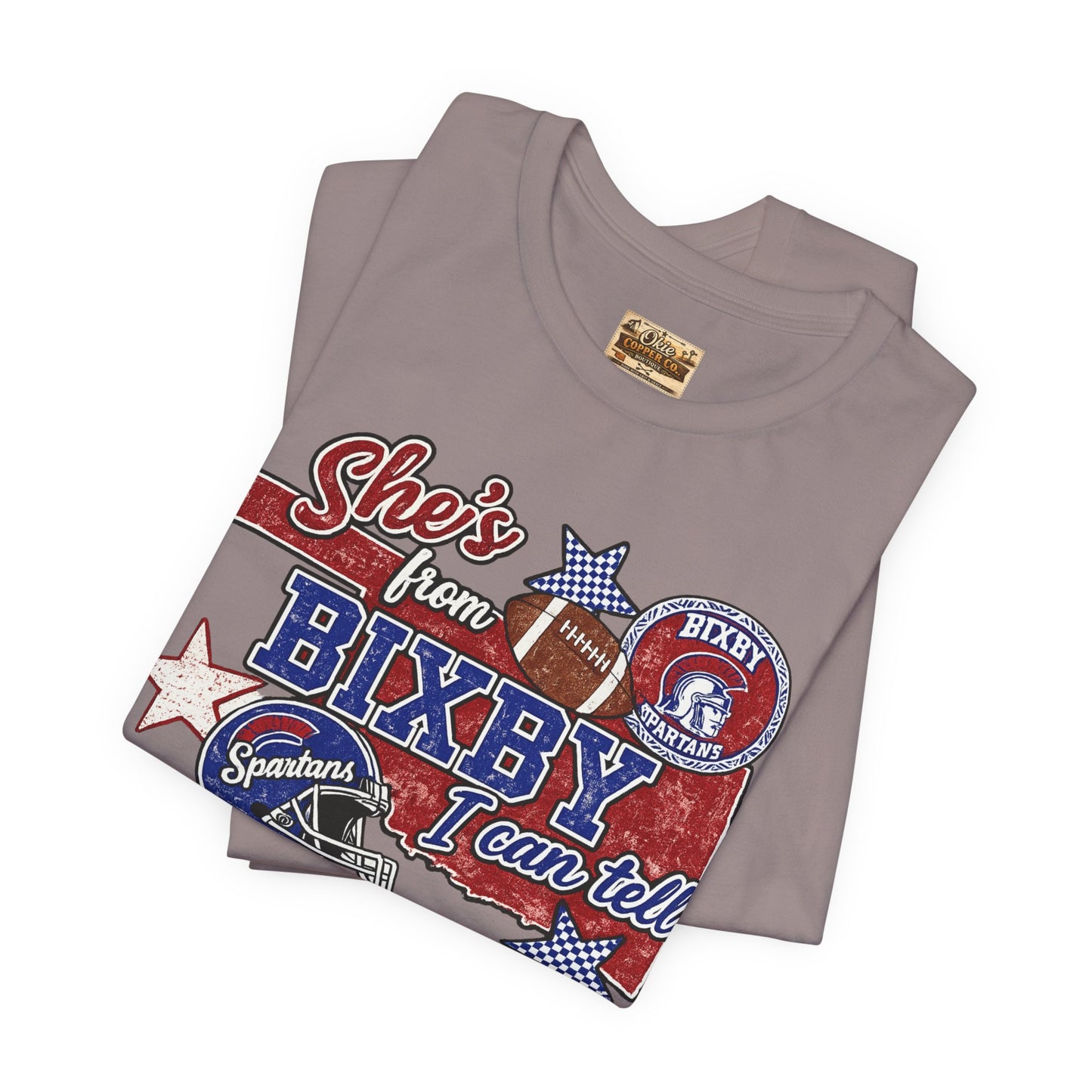 Bixby Football Tee — "She’s from Bixby I can tell" Vintage Team Shirt