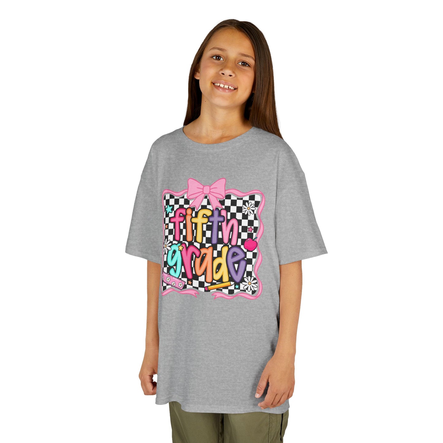 Fifth Grade Kids T‑Shirt — Colorful Back‑to‑School Design