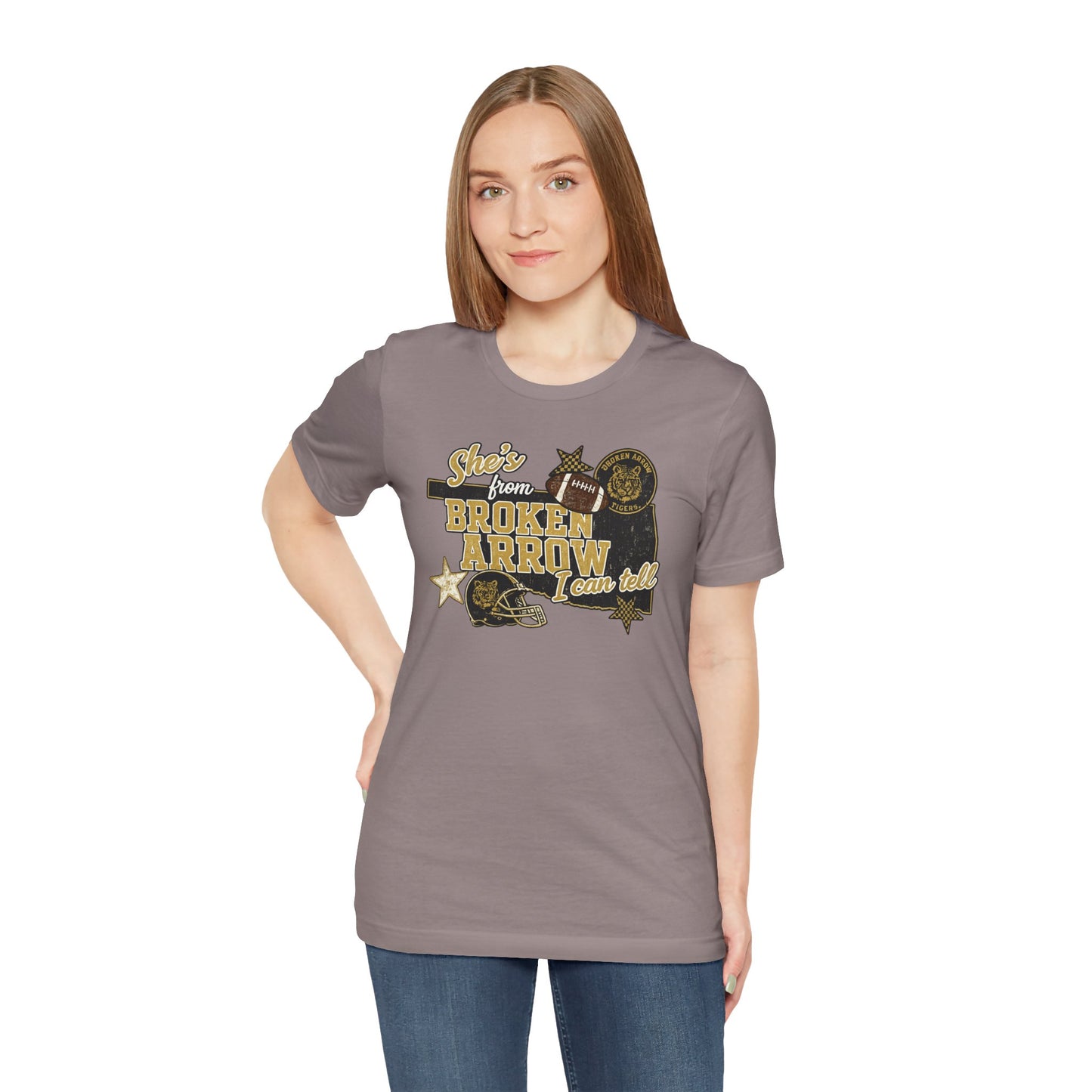 Broken Arrow Oklahoma Retro Graphic Tee — "Stars From Broken Arrow" Vintage Style T‑Shirt