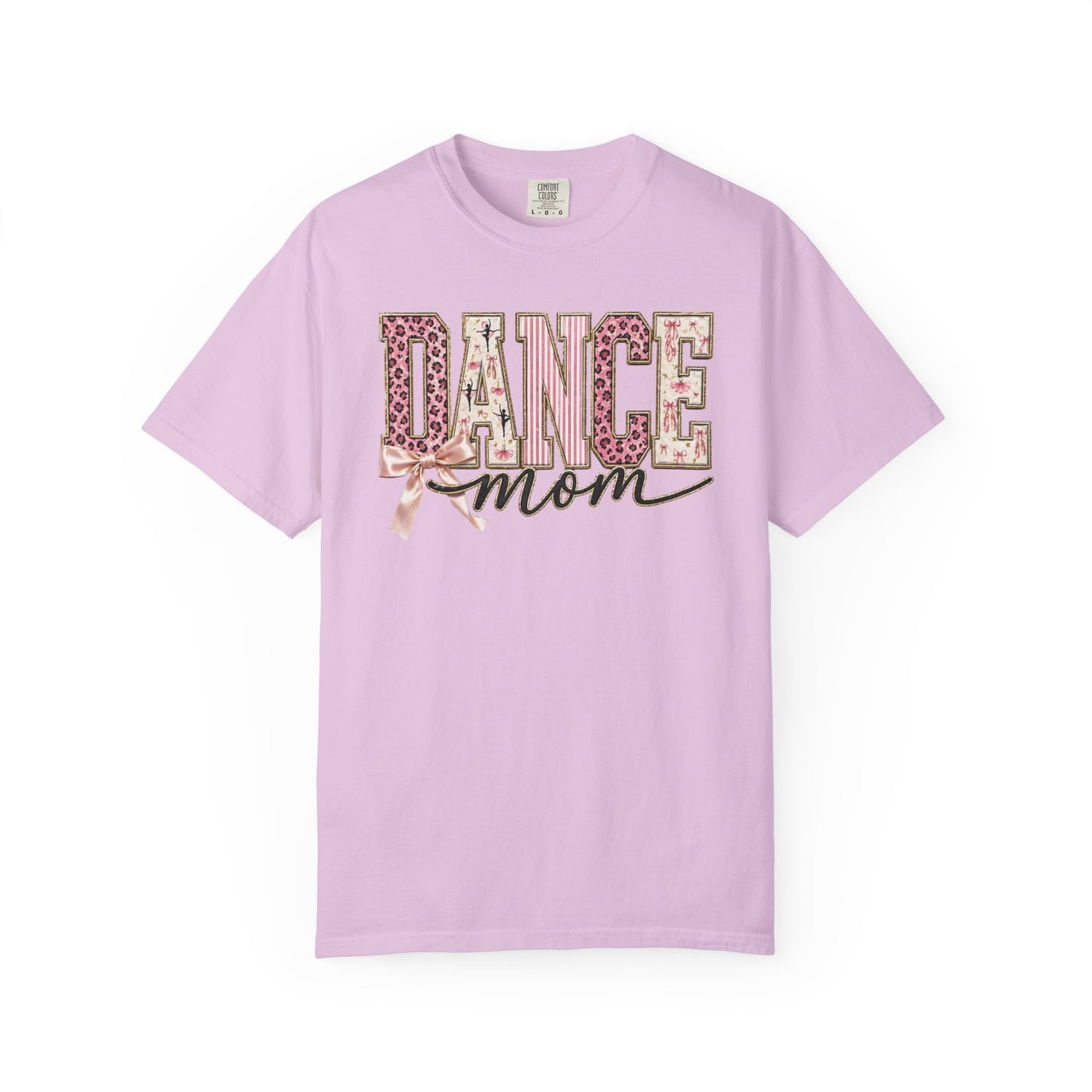 Dance Mom T-Shirt — Leopard Ballet Ribbon Graphic Tee