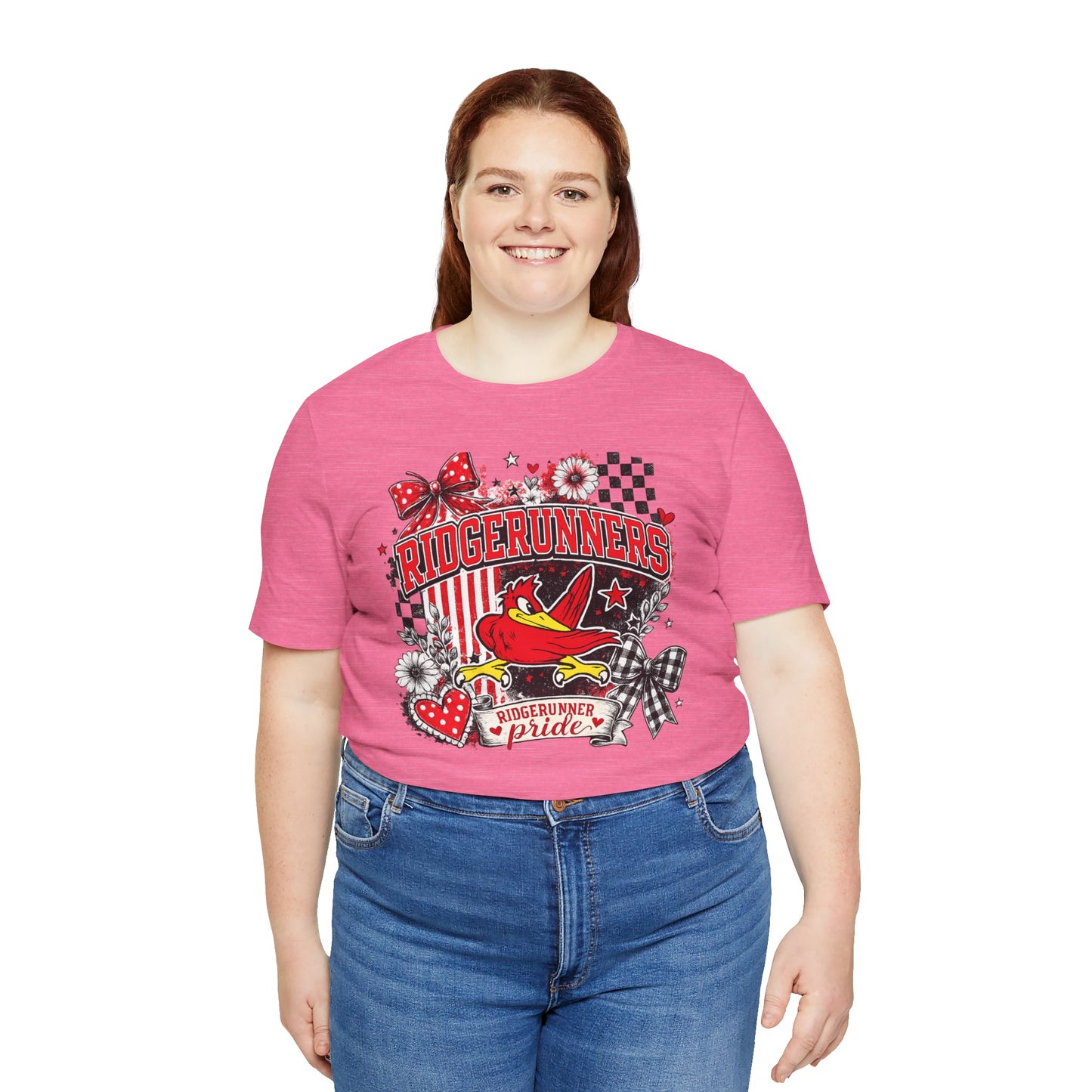 Ridgerunners Pride T-Shirt — School Mascot Red & Black Graphic Tee