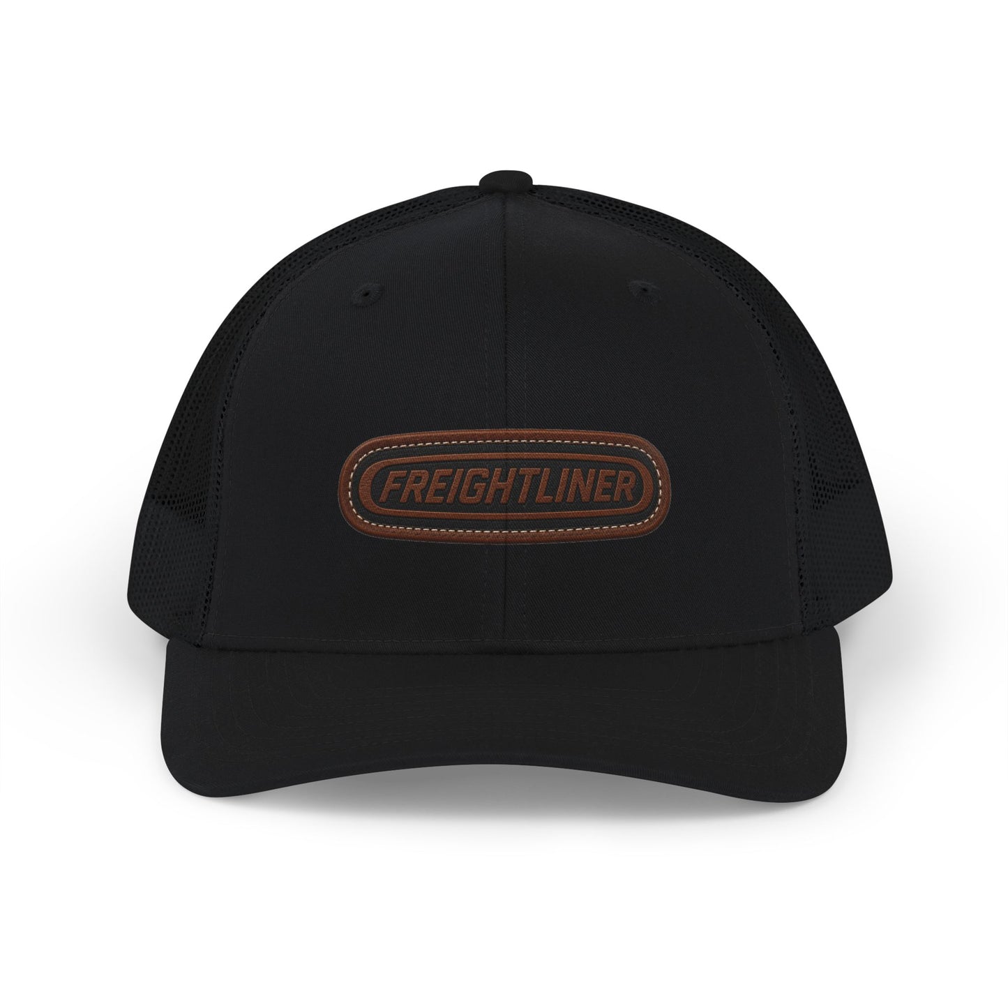 Freightliner Leather Patch Trucker Cap