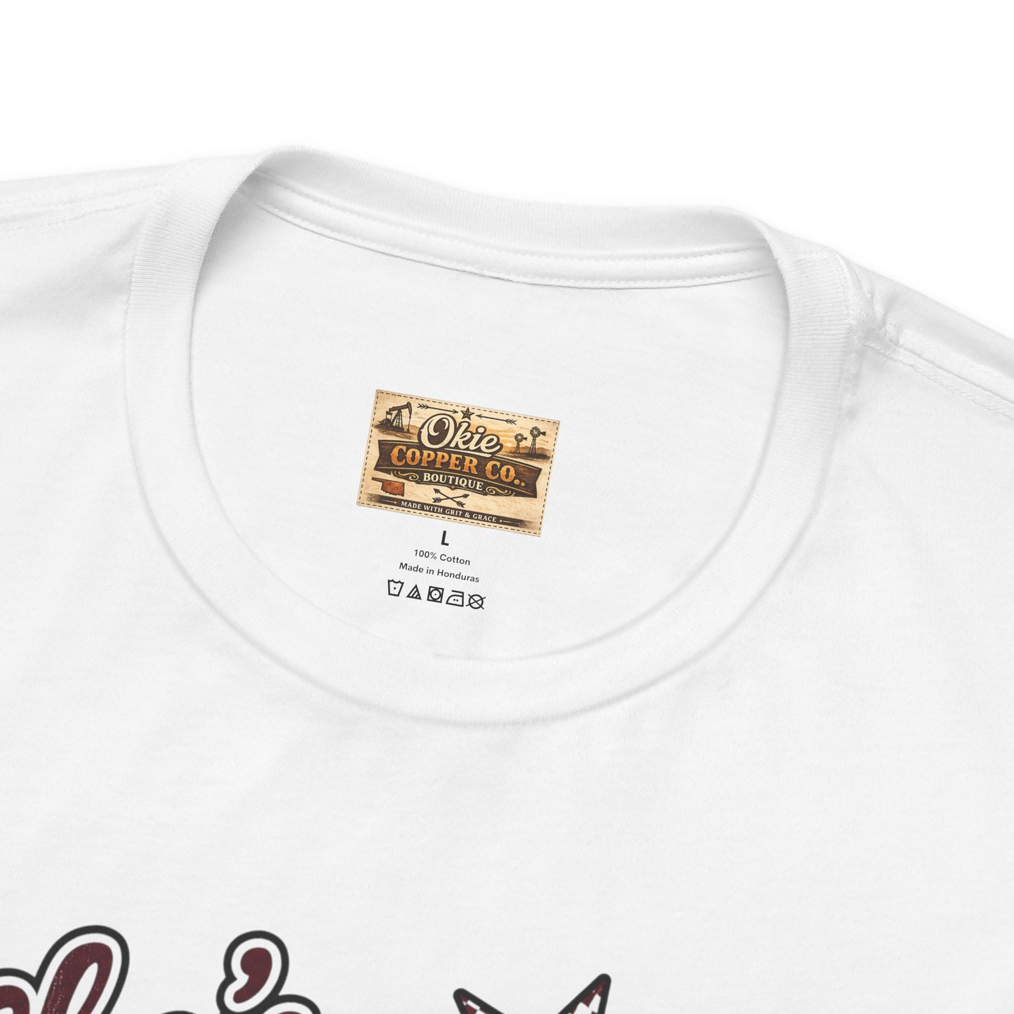 She's from Jenks Tee — Vintage High School Football Graphic T-Shirt