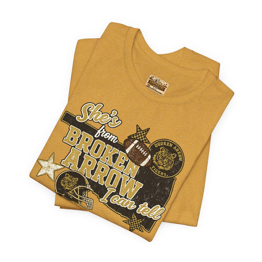 Broken Arrow Oklahoma Retro Graphic Tee — "Stars From Broken Arrow" Vintage Style T‑Shirt