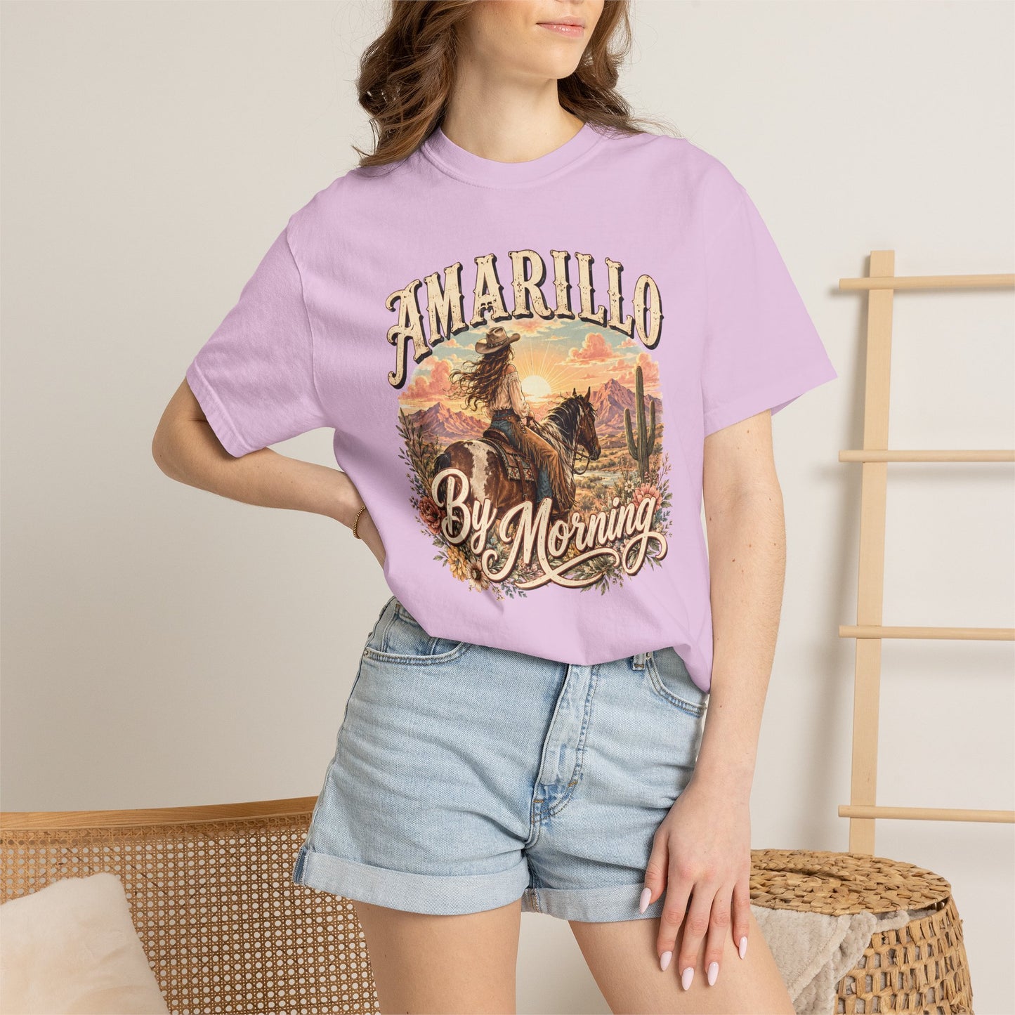 Amarillo By Morning Cowboy T-Shirt — Western Rodeo Graphic Tee