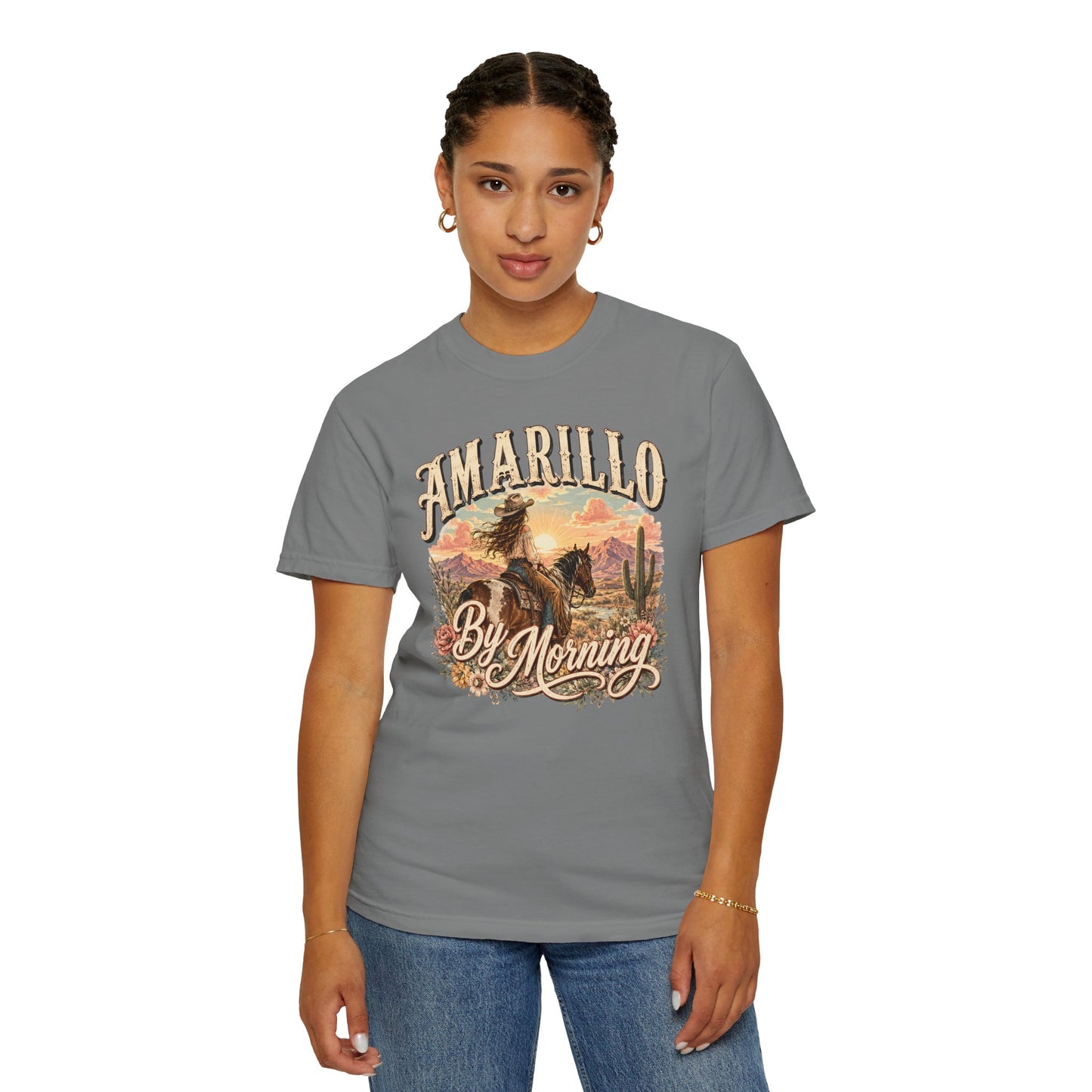 Amarillo By Morning Cowboy T-Shirt — Western Rodeo Graphic Tee