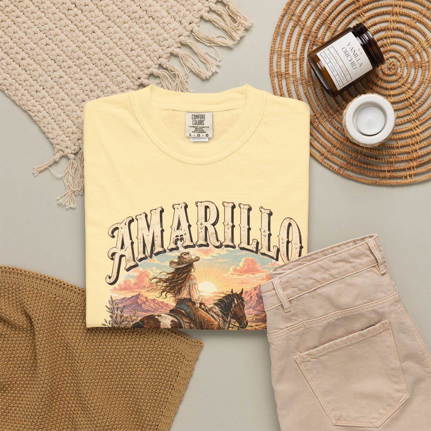 Amarillo By Morning Cowboy T-Shirt — Western Rodeo Graphic Tee