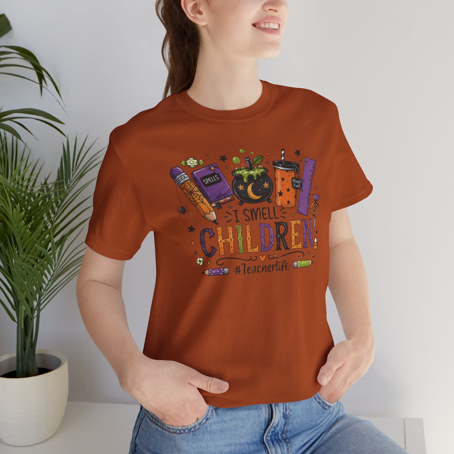 I Smell Children Halloween Teacher T-Shirt