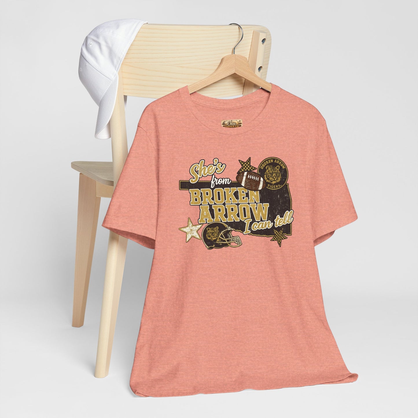 Broken Arrow Oklahoma Retro Graphic Tee — "Stars From Broken Arrow" Vintage Style T‑Shirt