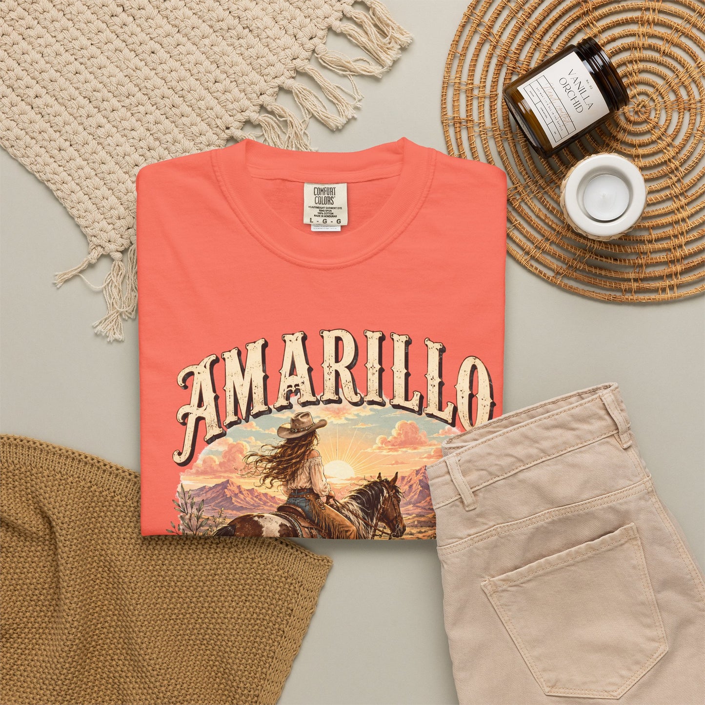 Amarillo By Morning Cowboy T-Shirt — Western Rodeo Graphic Tee