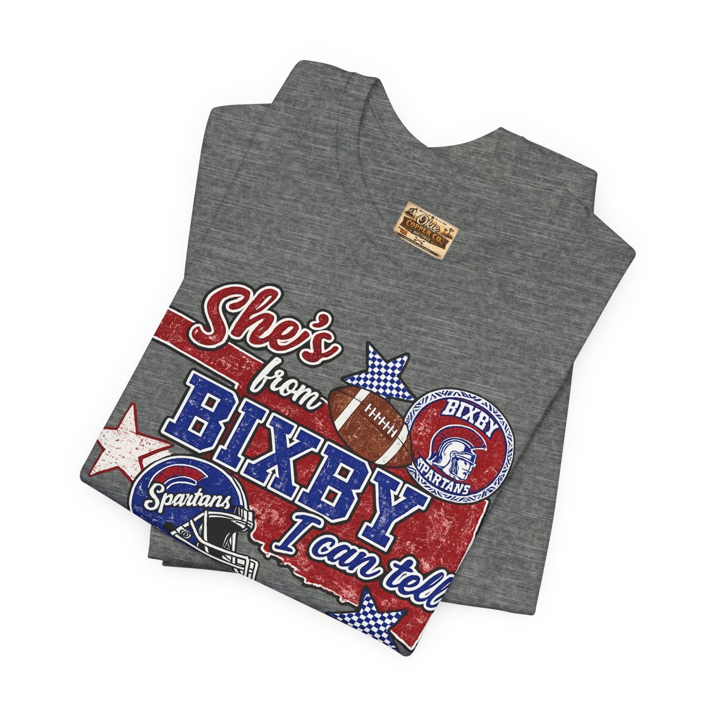 Bixby Football Tee — "She’s from Bixby I can tell" Vintage Team Shirt