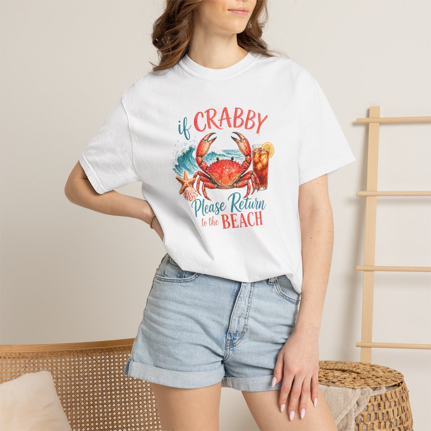 If Crabby Please Return to the Beach T-Shirt