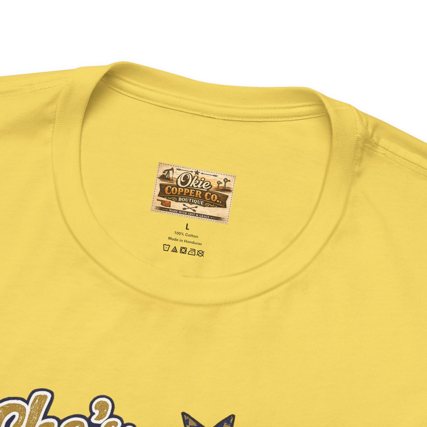 Oologah Team Tee — "Stay from Oologah Teamster" Vintage Football Graphic T-Shirt