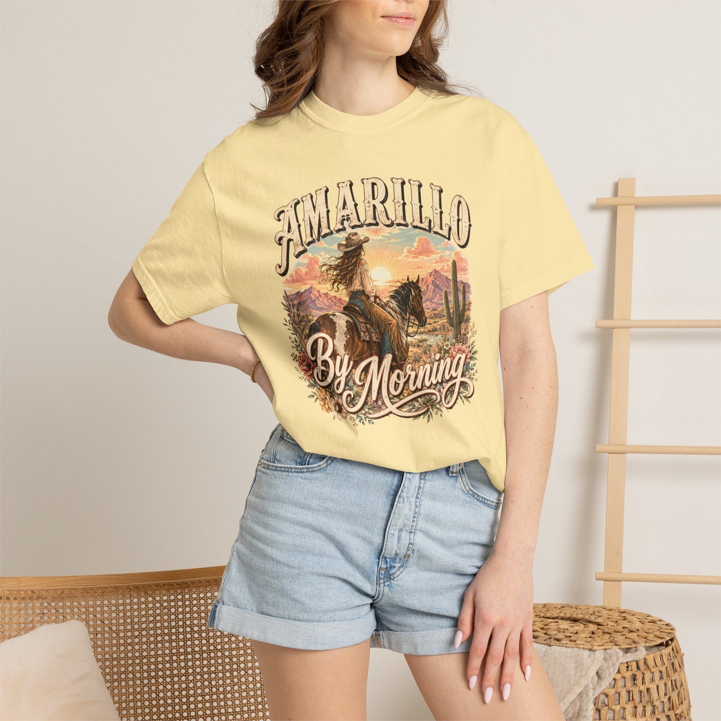 Amarillo By Morning Cowboy T-Shirt — Western Rodeo Graphic Tee