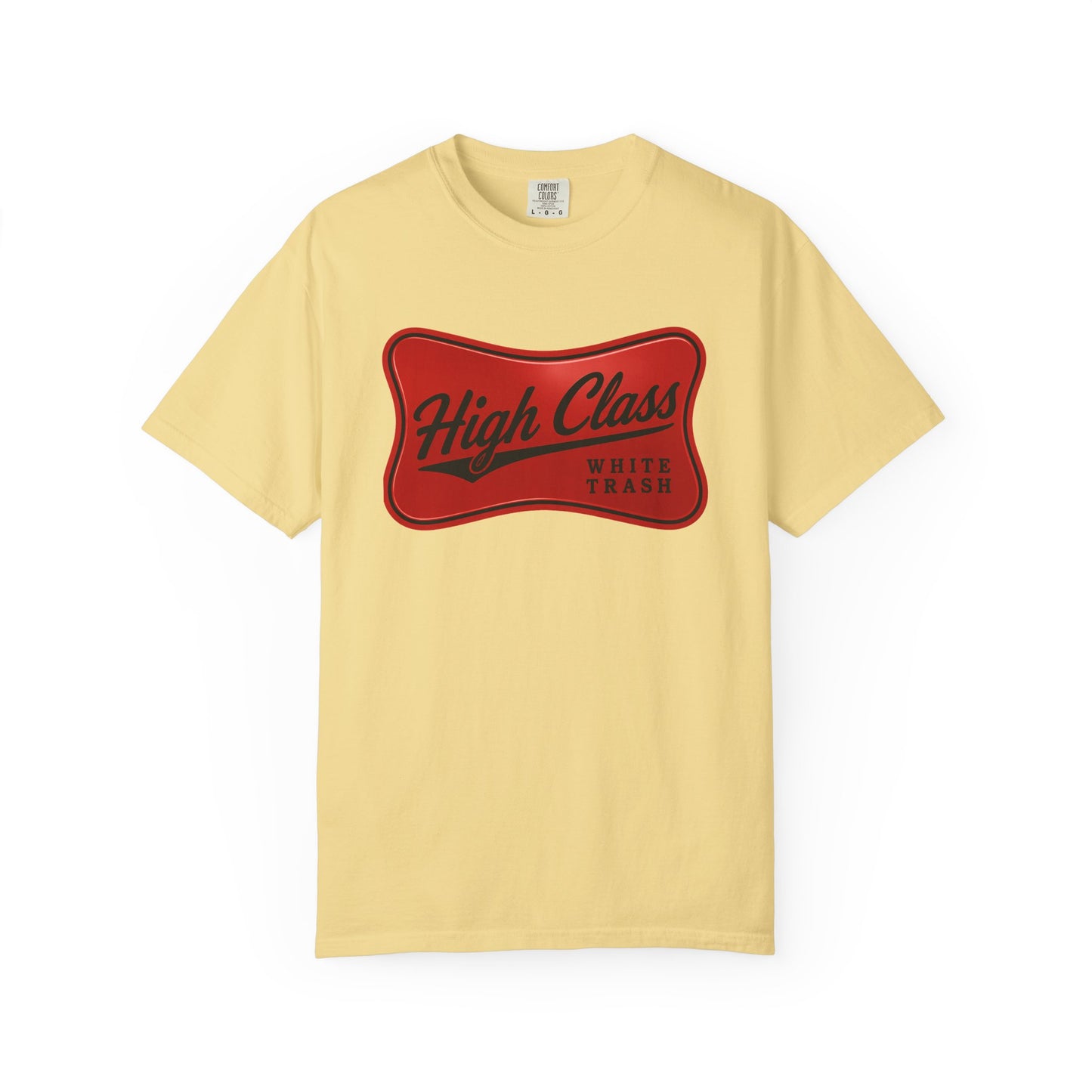 T-Shirt — "High Class White Trash" Retro Logo