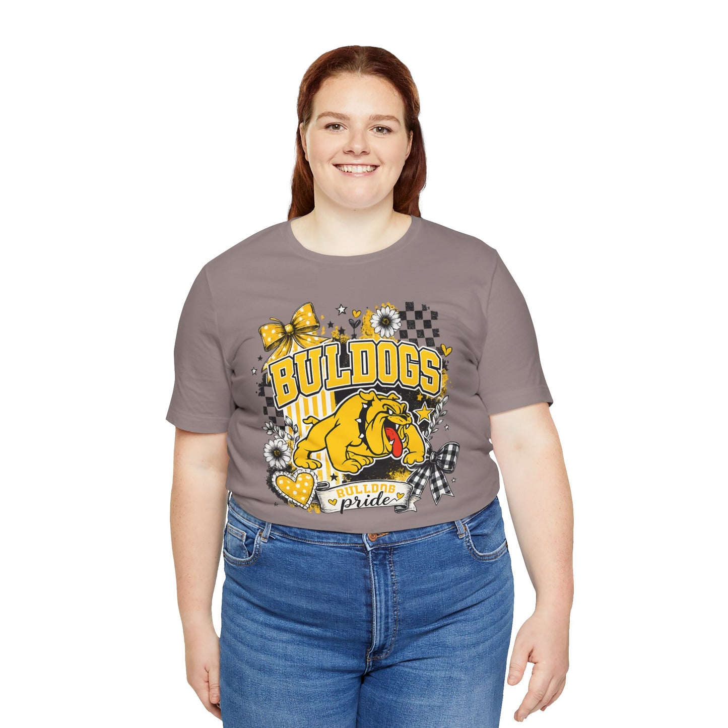 Bulldogs Pride T-Shirt – Yellow Mascot Graphic Tee