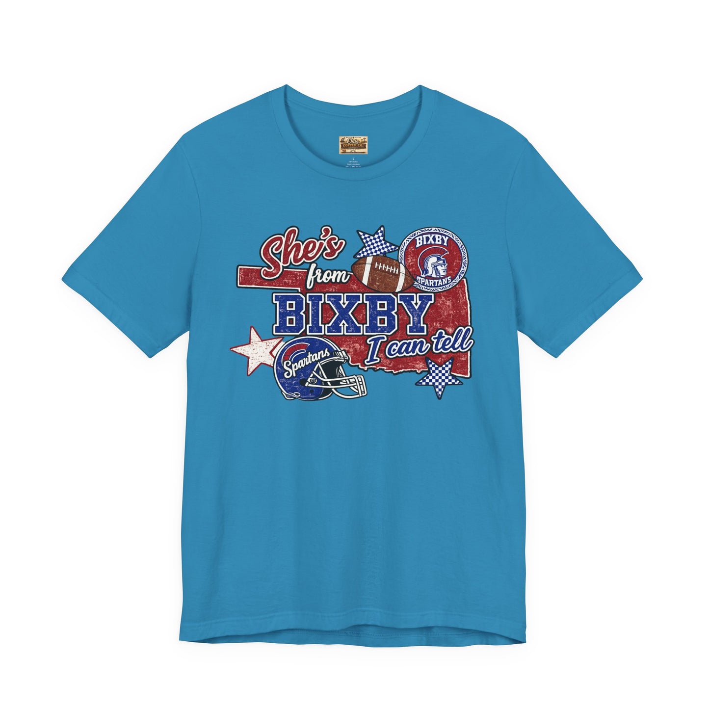Bixby Football Tee — "She’s from Bixby I can tell" Vintage Team Shirt