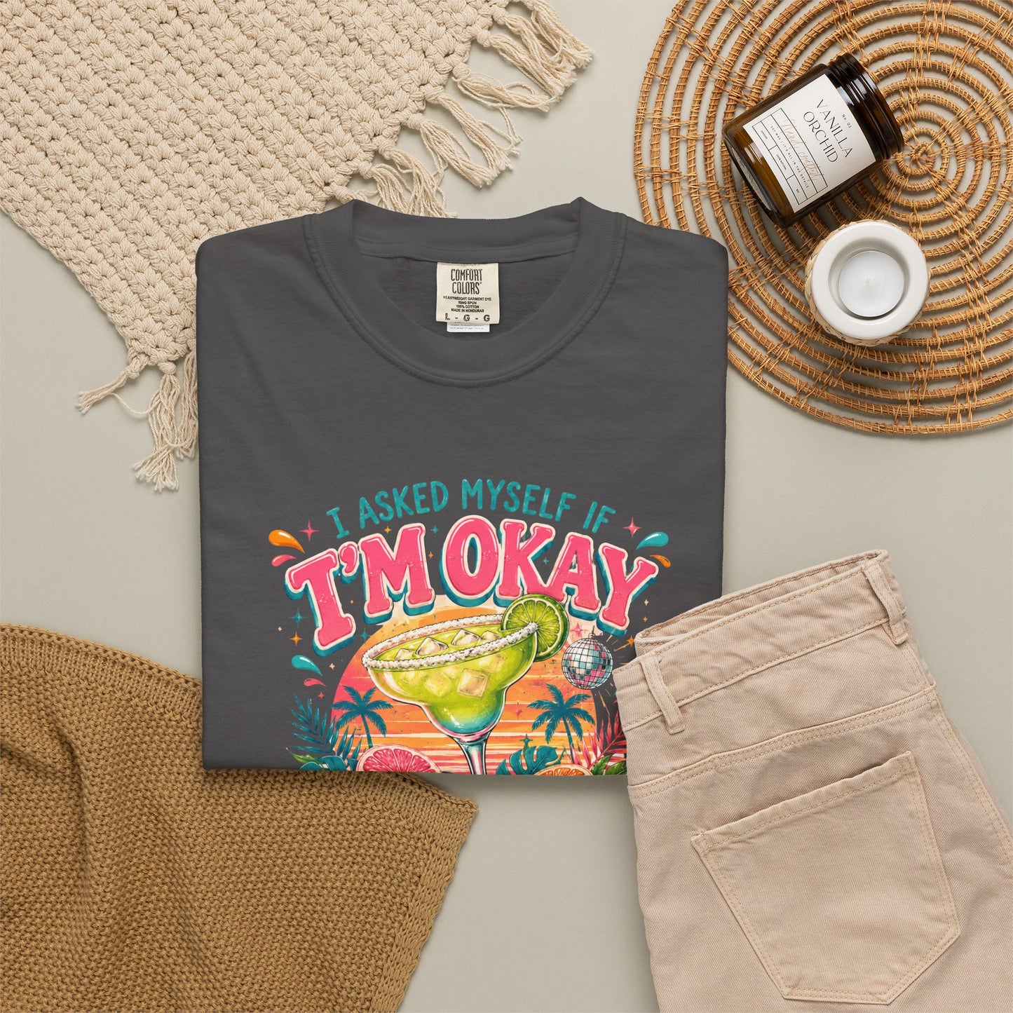 I'm Okay…We Both Ordered Tequila T-Shirt — Funny Margarita Graphic Tee for Party Lovers