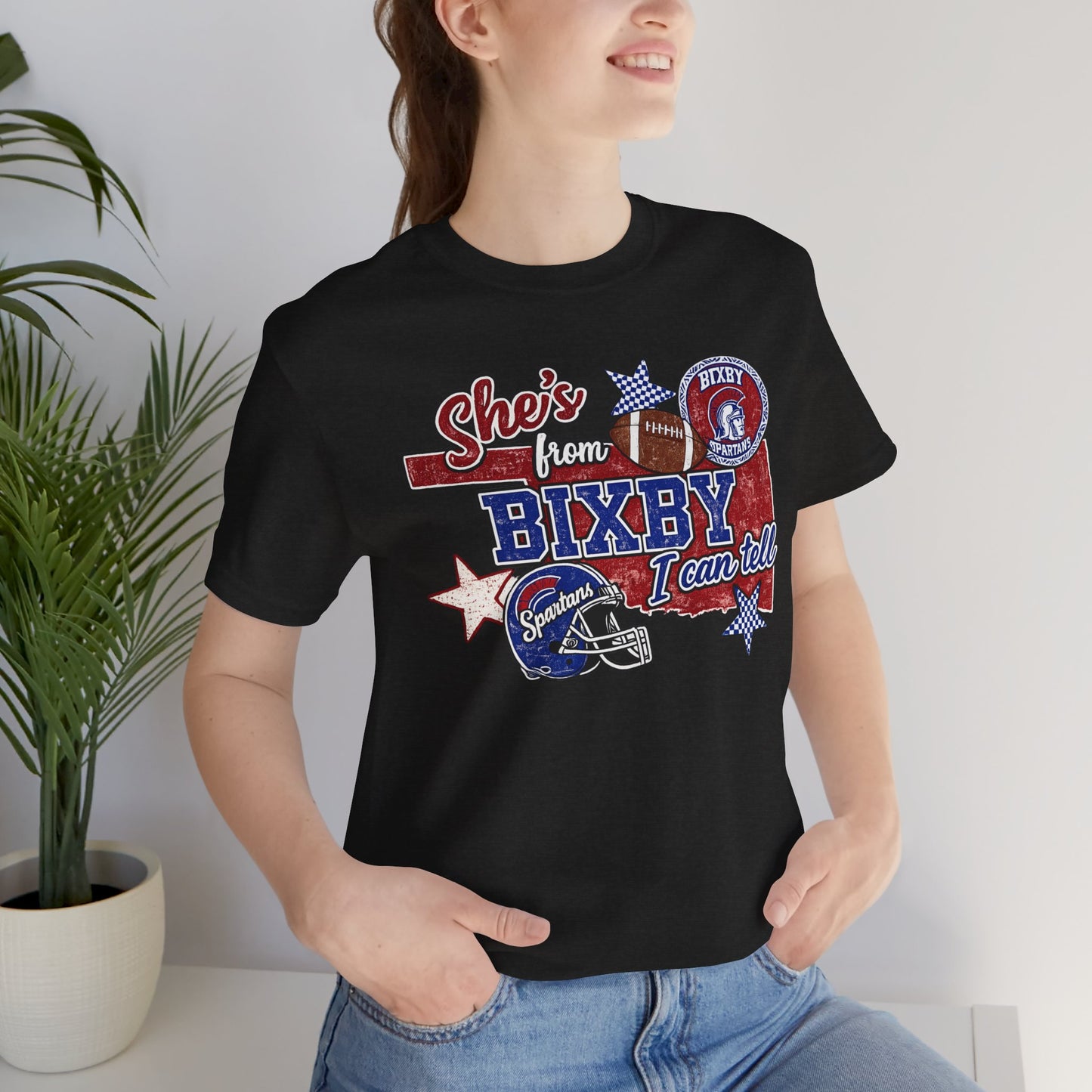Bixby Football Tee — "She’s from Bixby I can tell" Vintage Team Shirt