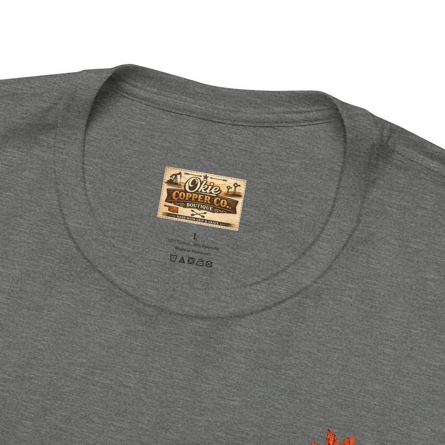 Autumn Highland Cow Tee — Fall Pumpkin Latte Graphic T-Shirt