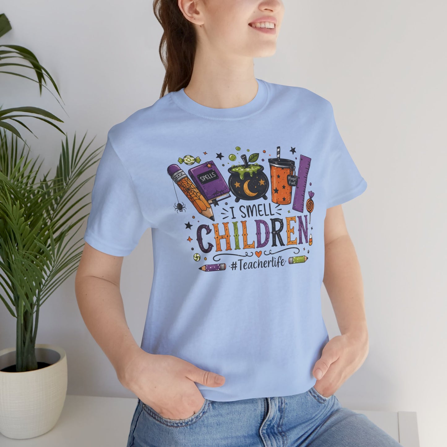 I Smell Children Halloween Teacher T-Shirt