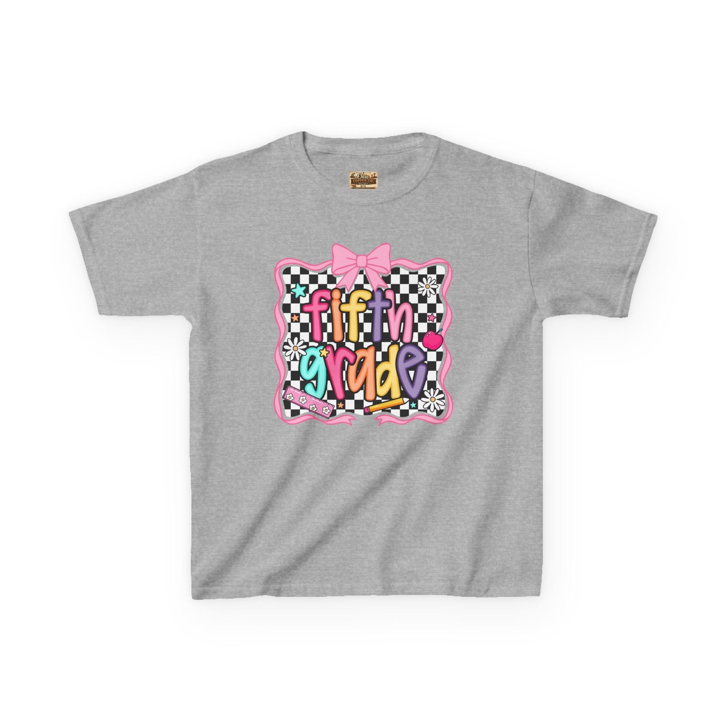 Fifth Grade Kids T‑Shirt — Colorful Back‑to‑School Design