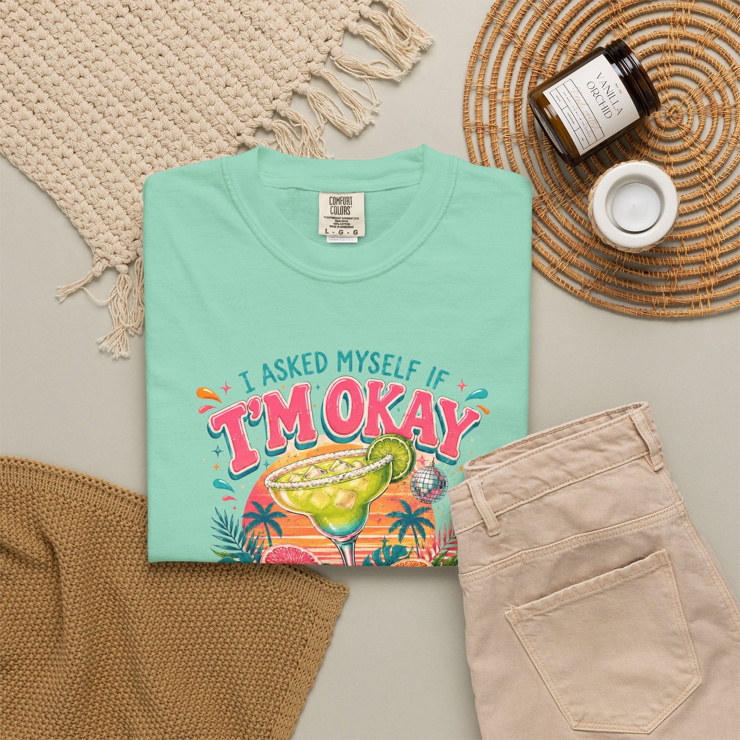 I'm Okay…We Both Ordered Tequila T-Shirt — Funny Margarita Graphic Tee for Party Lovers