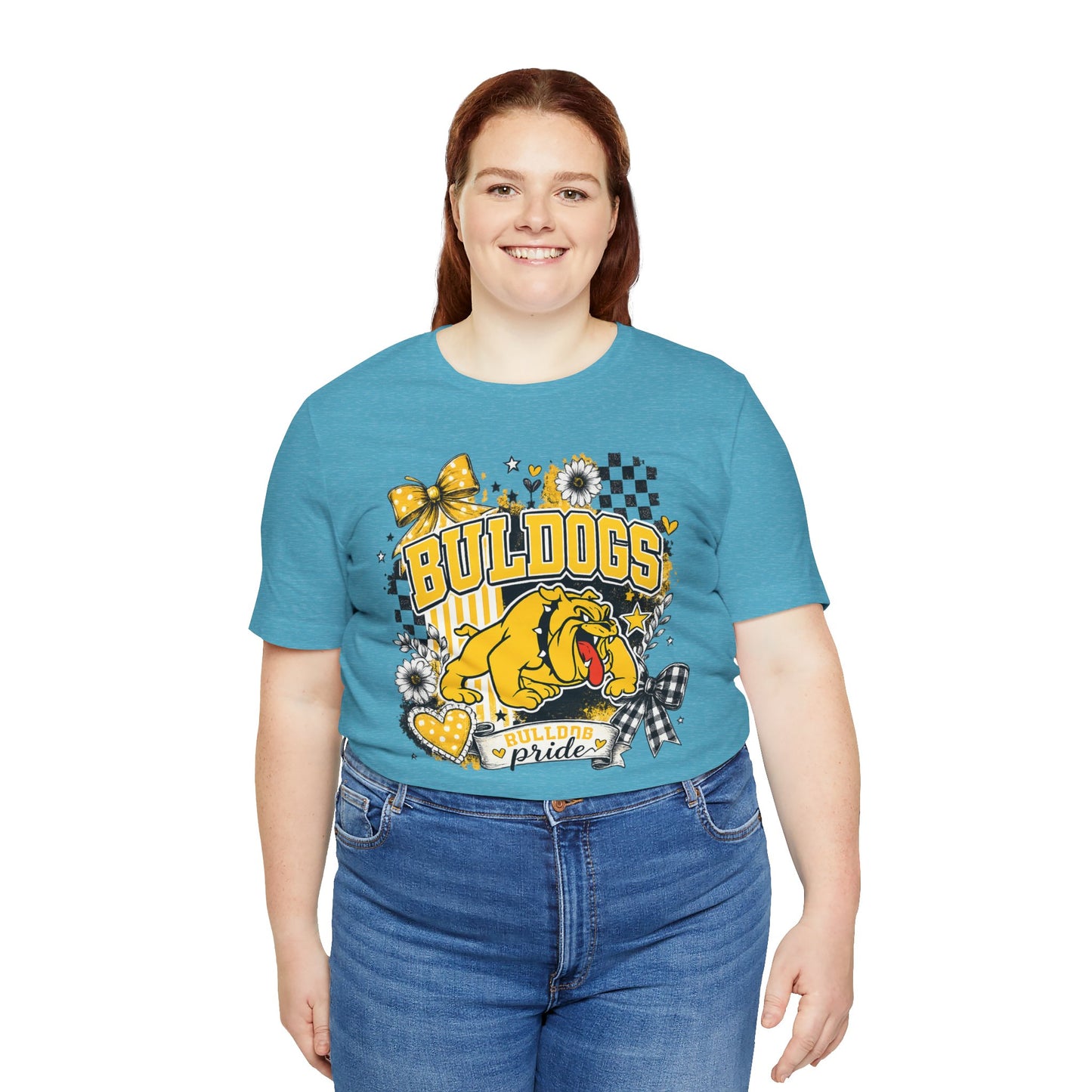 Bulldogs Pride T-Shirt – Yellow Mascot Graphic Tee