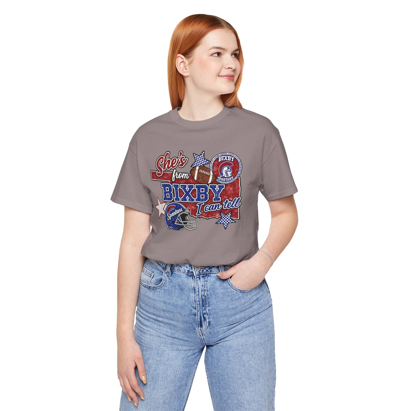 Bixby Football Tee — "She’s from Bixby I can tell" Vintage Team Shirt
