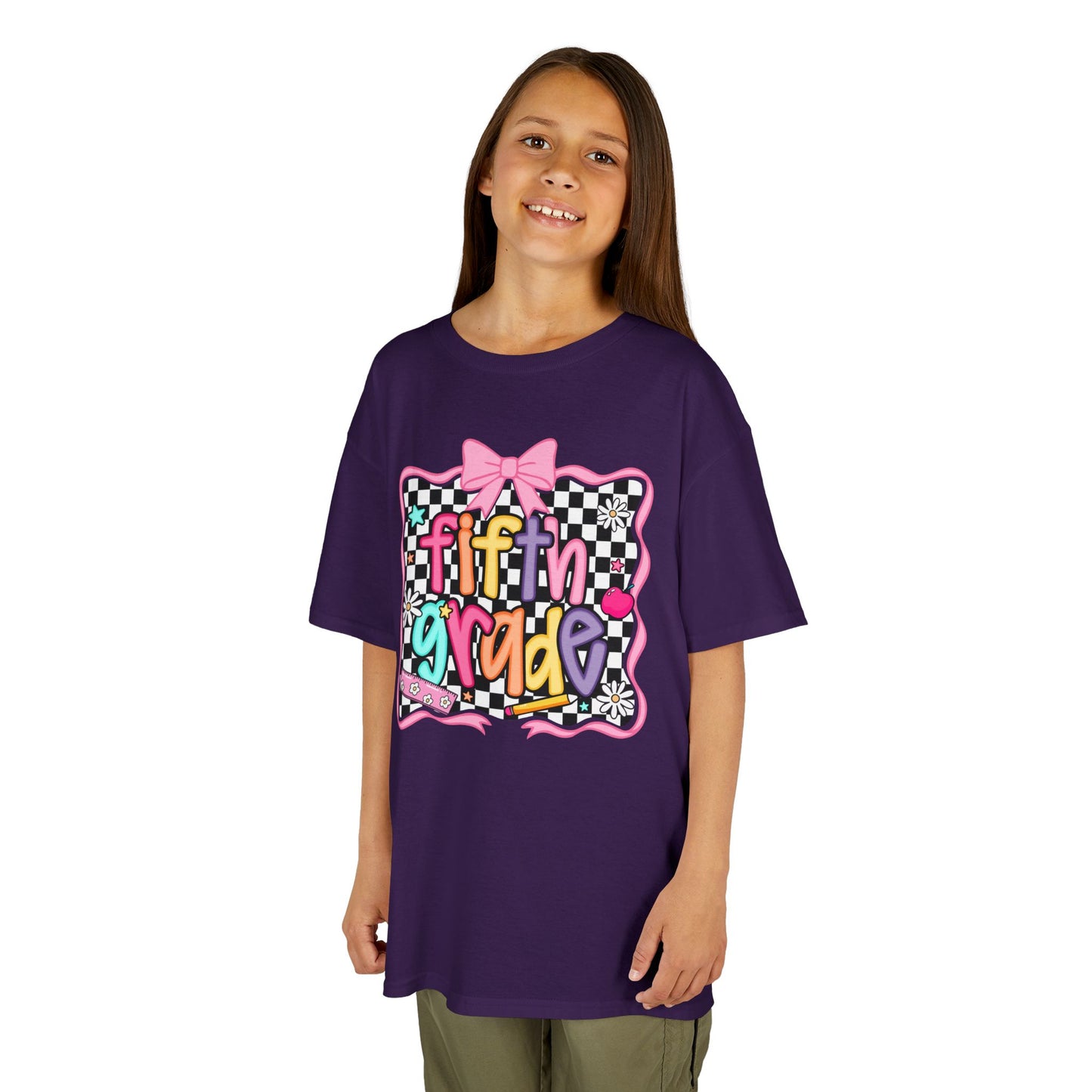 Fifth Grade Kids T‑Shirt — Colorful Back‑to‑School Design