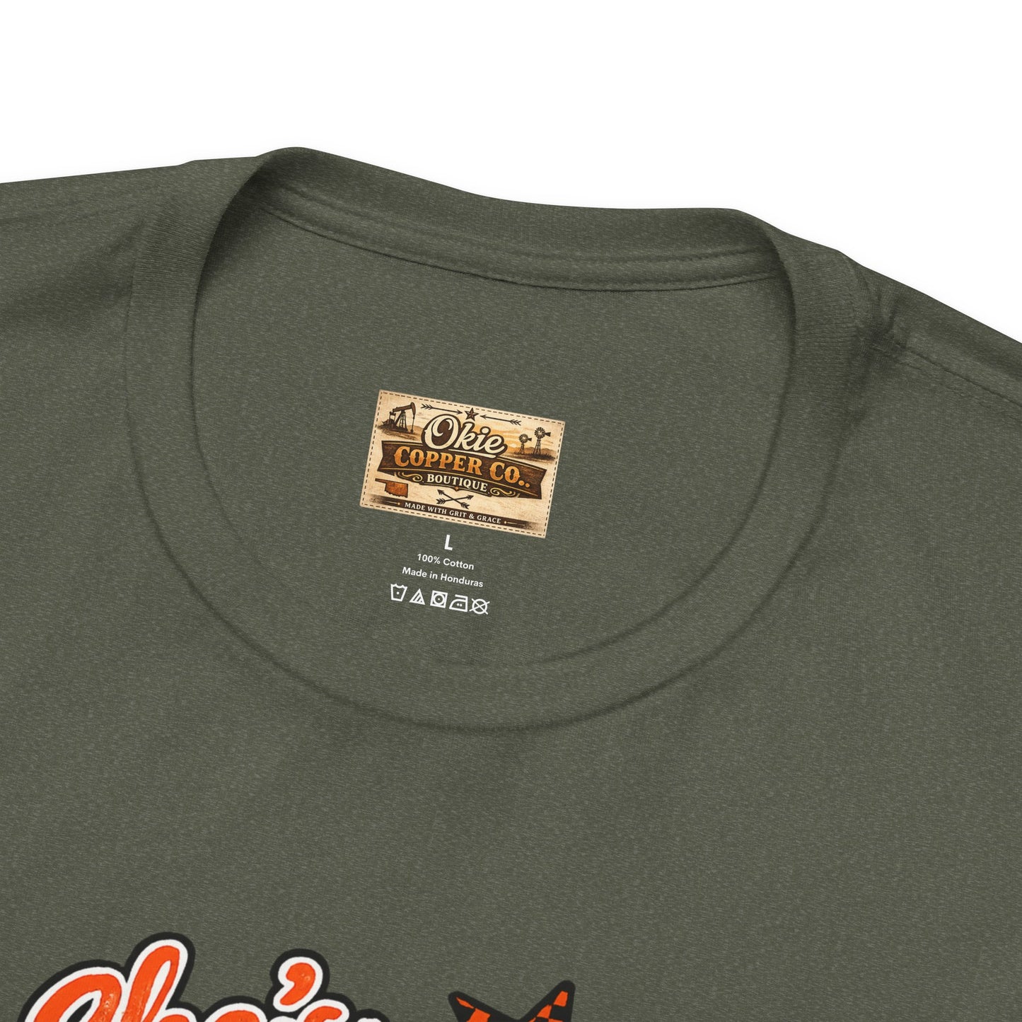 Afton Football Town Retro Graphic Tee — "Shes from Afton I can too"