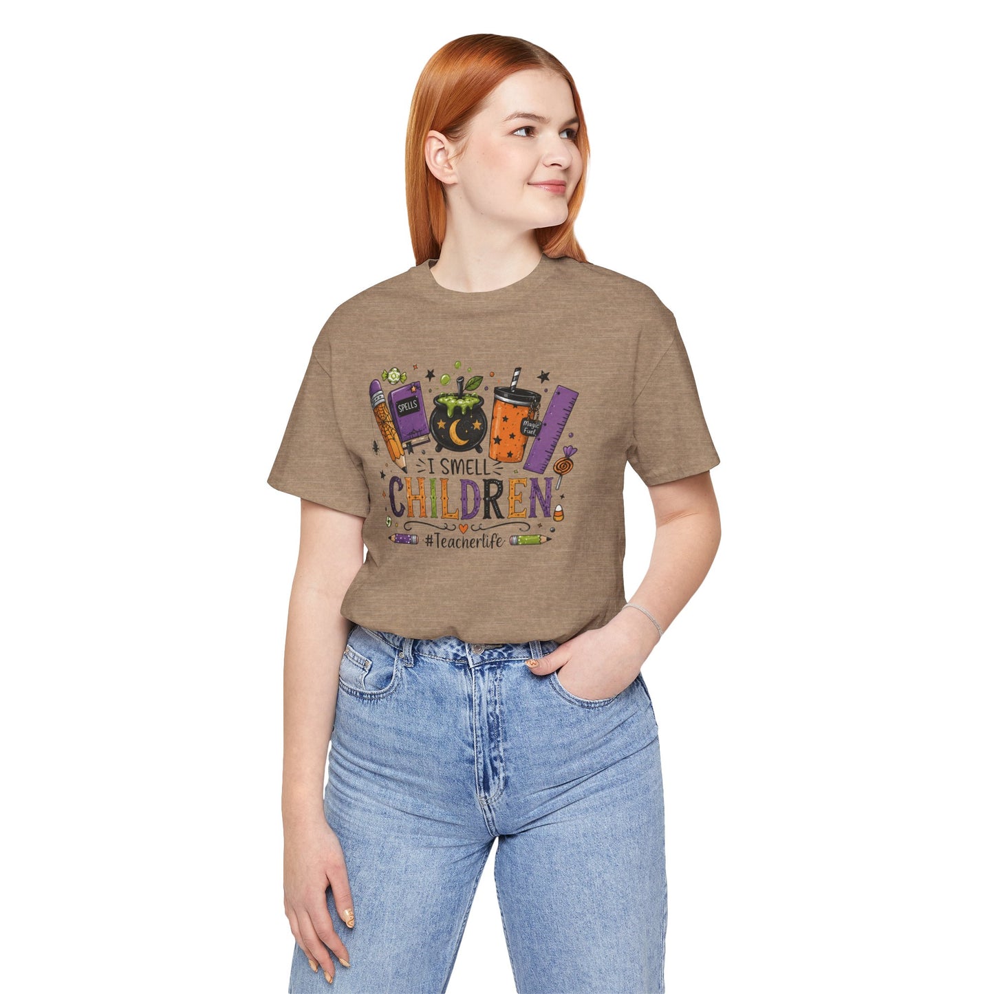 I Smell Children Halloween Teacher T-Shirt