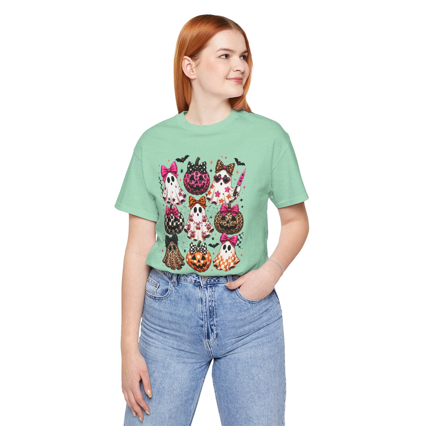 Halloween Kitty Pumpkins Tee