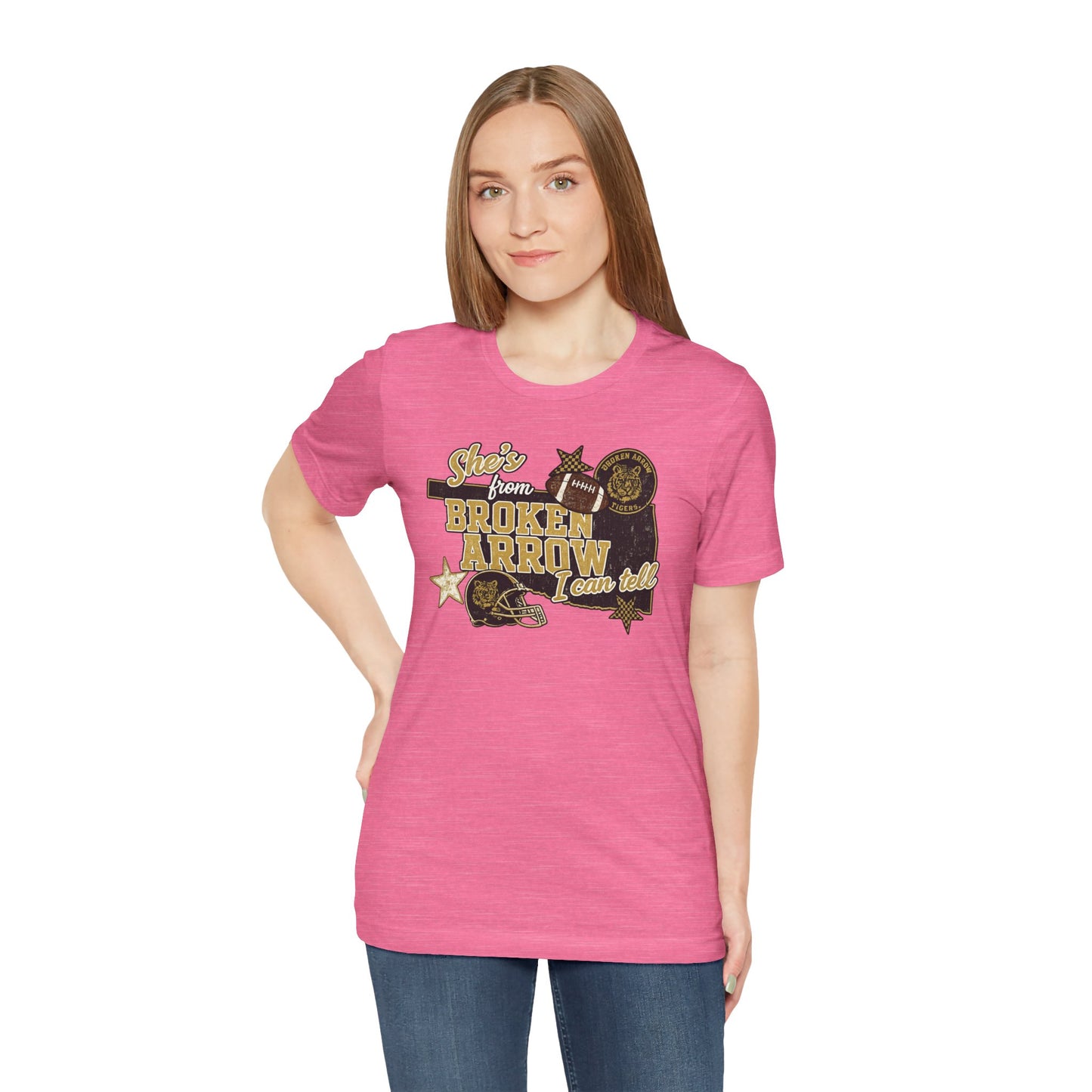 Broken Arrow Oklahoma Retro Graphic Tee — "Stars From Broken Arrow" Vintage Style T‑Shirt