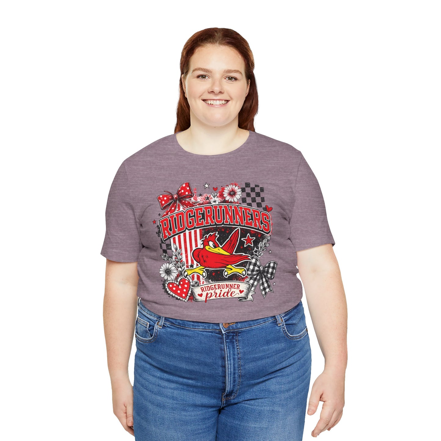 Ridgerunners Pride T-Shirt — School Mascot Red & Black Graphic Tee