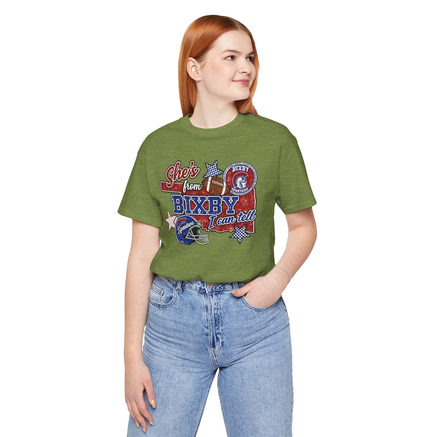 Bixby Football Tee — "She’s from Bixby I can tell" Vintage Team Shirt