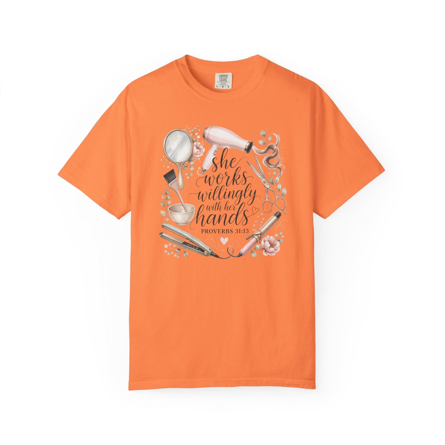 She Works Willingly with Her Hands – Women’s Baking T-Shirt