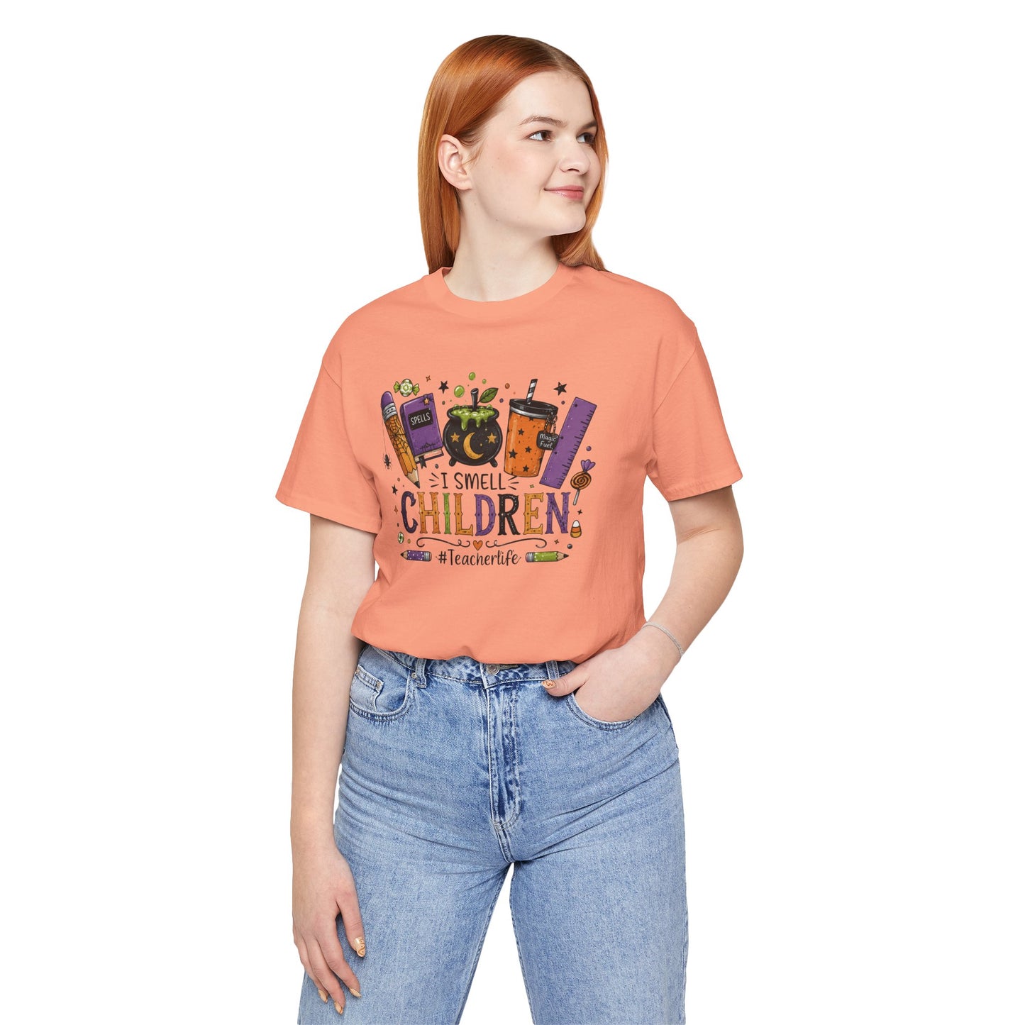 I Smell Children Halloween Teacher T-Shirt
