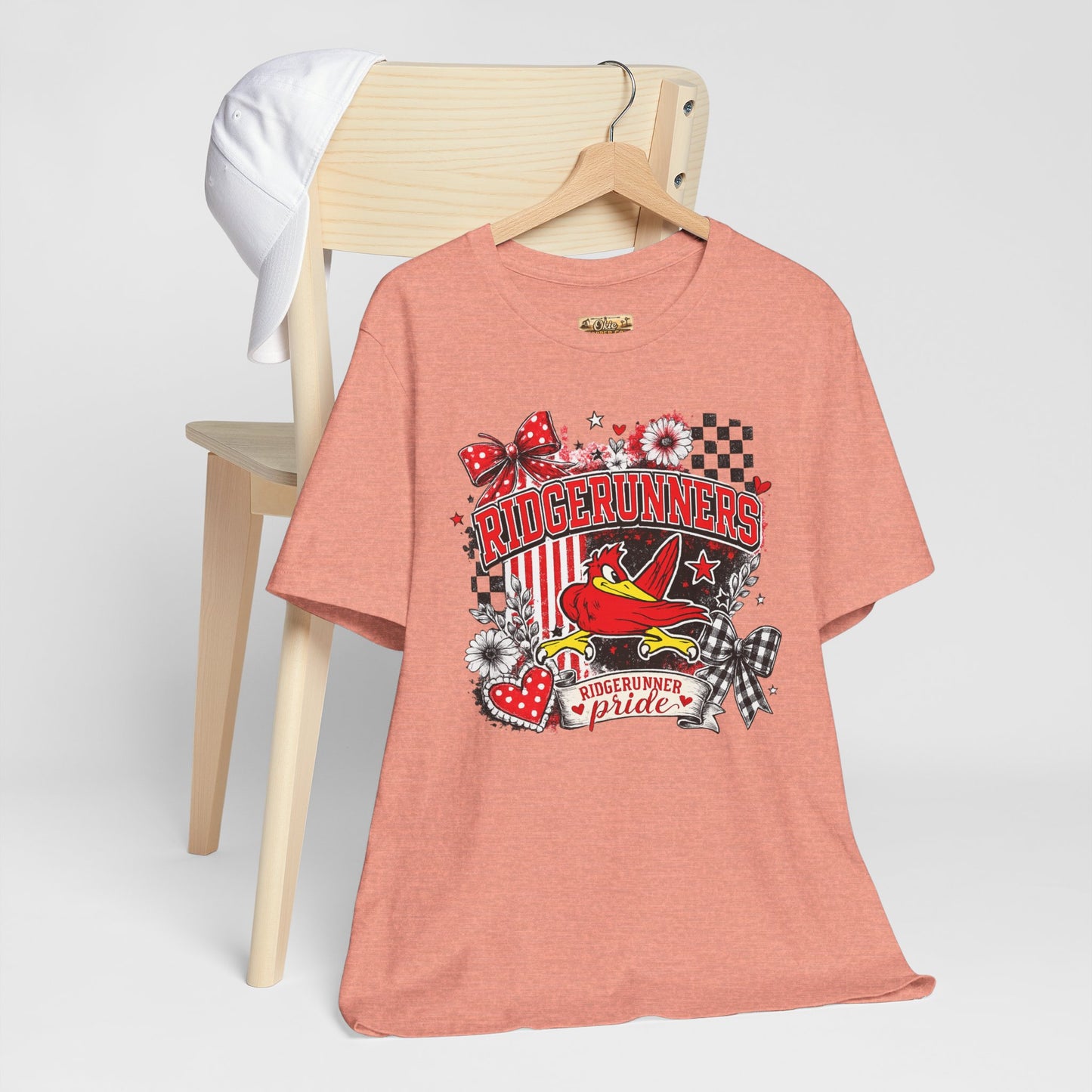 Ridgerunners Pride T-Shirt — School Mascot Red & Black Graphic Tee