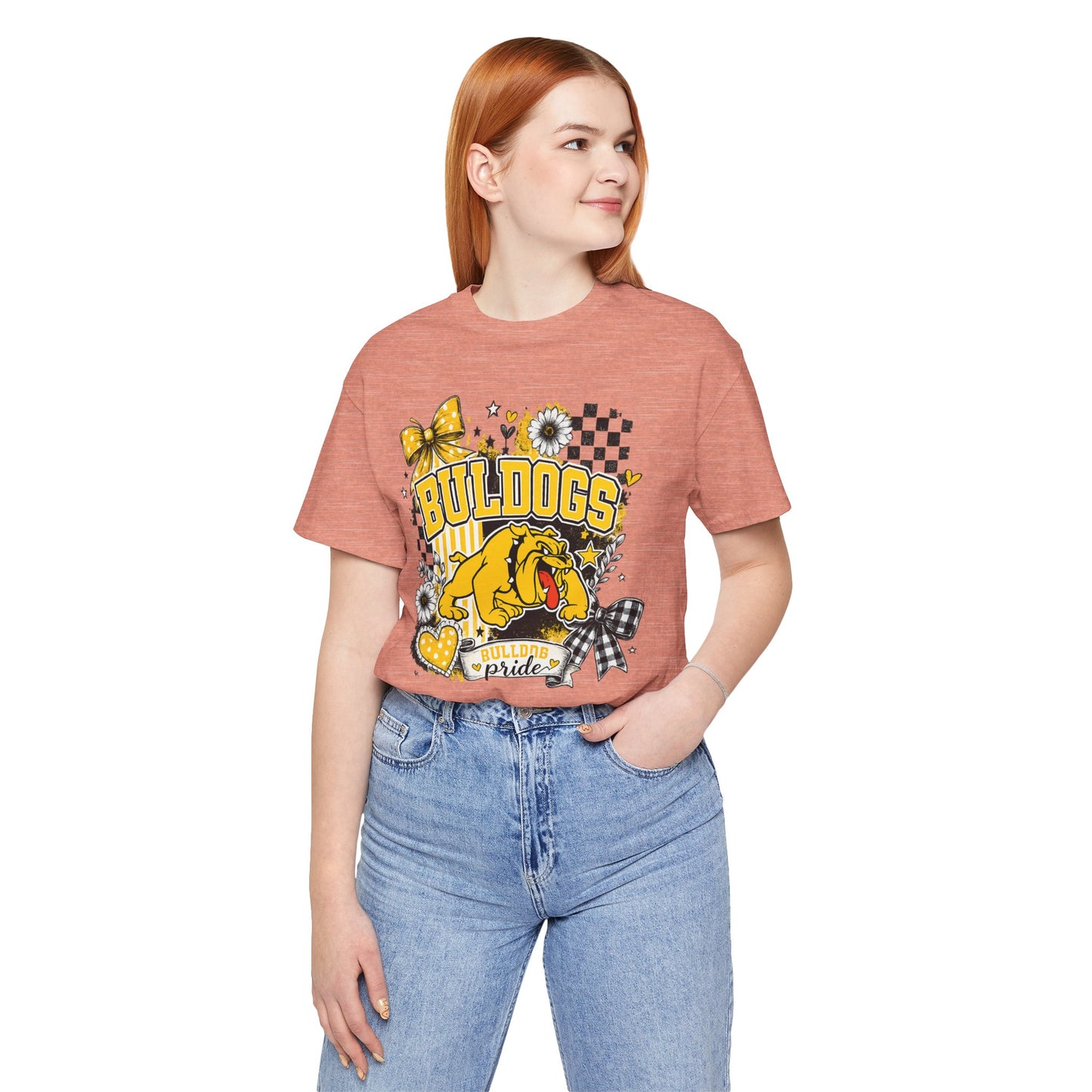 Bulldogs Pride T-Shirt – Yellow Mascot Graphic Tee