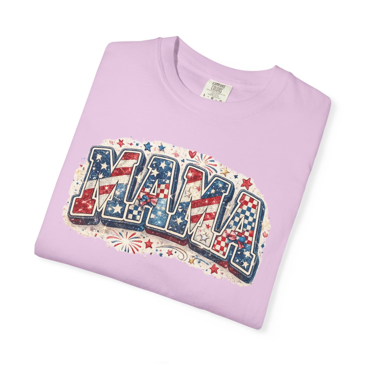 Mama Patriotic T-Shirt — Red White Blue Americana Graphic Tee