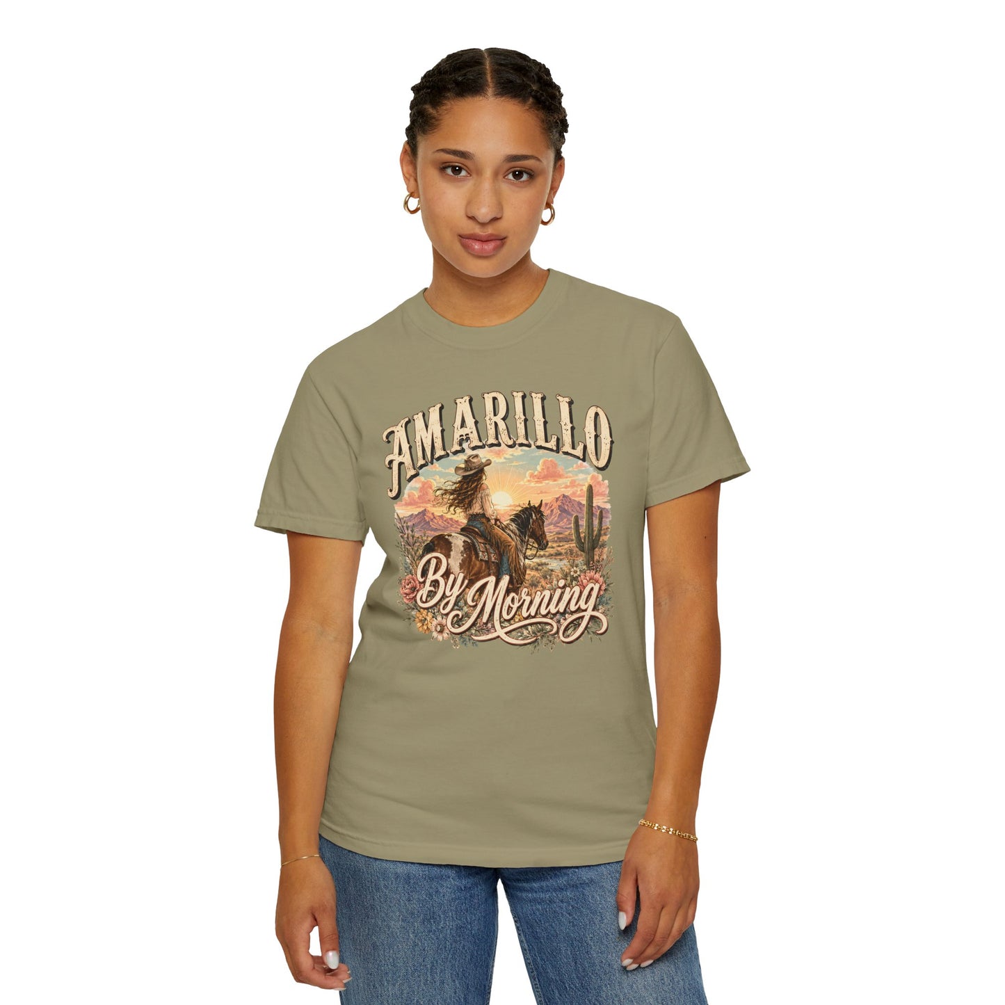 Amarillo By Morning Cowboy T-Shirt — Western Rodeo Graphic Tee