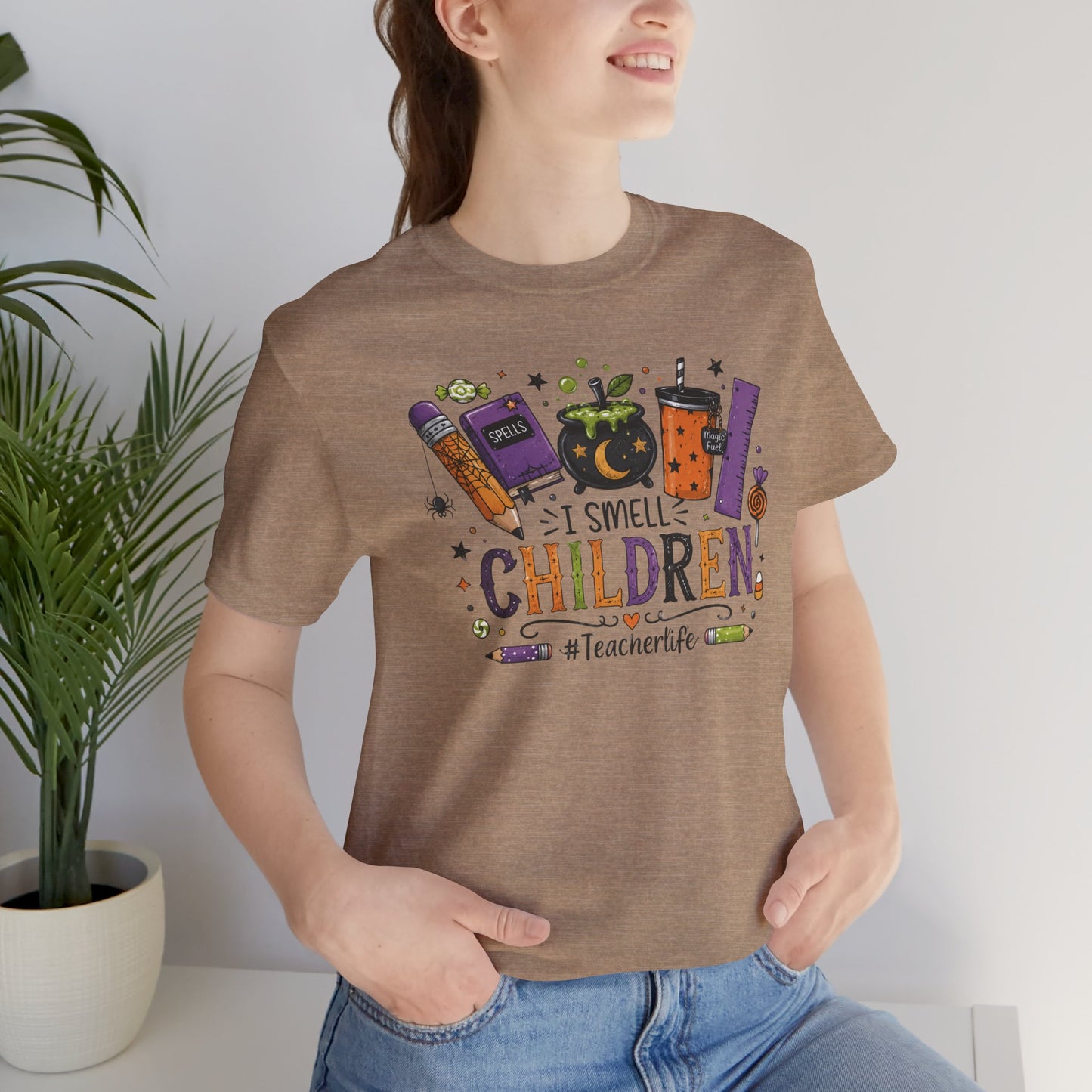 I Smell Children Halloween Teacher T-Shirt