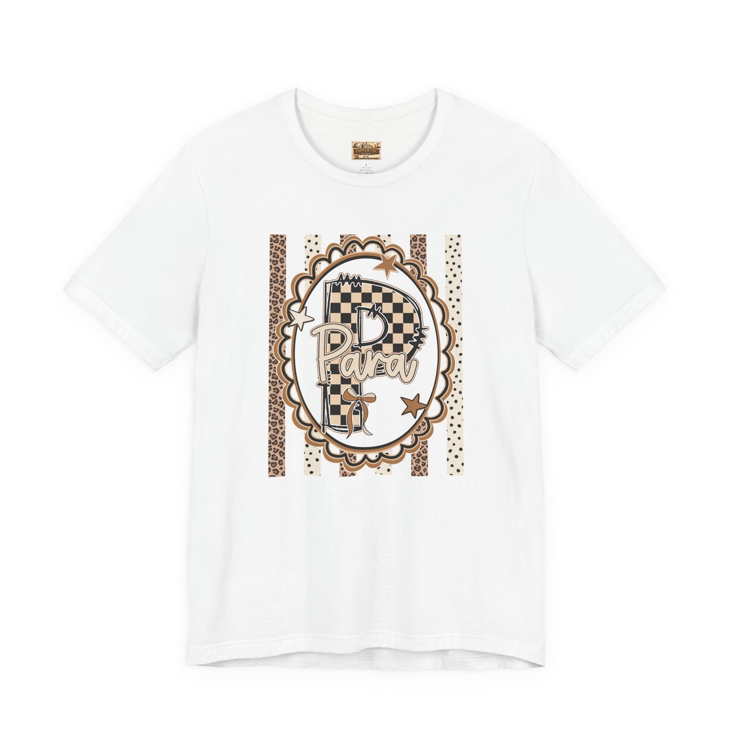 Retro Checkerboard Graphic Tee — Father’s Day Vintage Plaid Dad Shirt