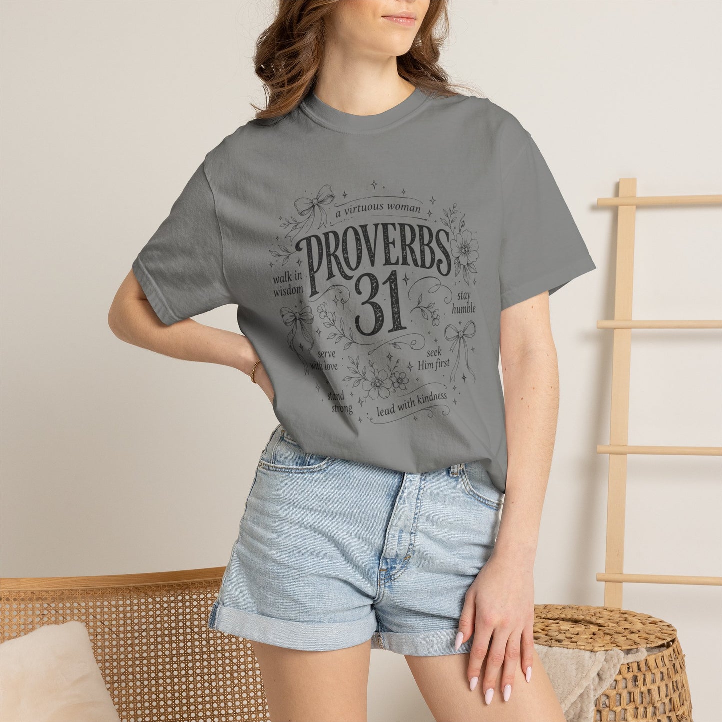 Proverbs 31 Inspirational T-Shirt — Faith-Based Scripture Graphic Tee