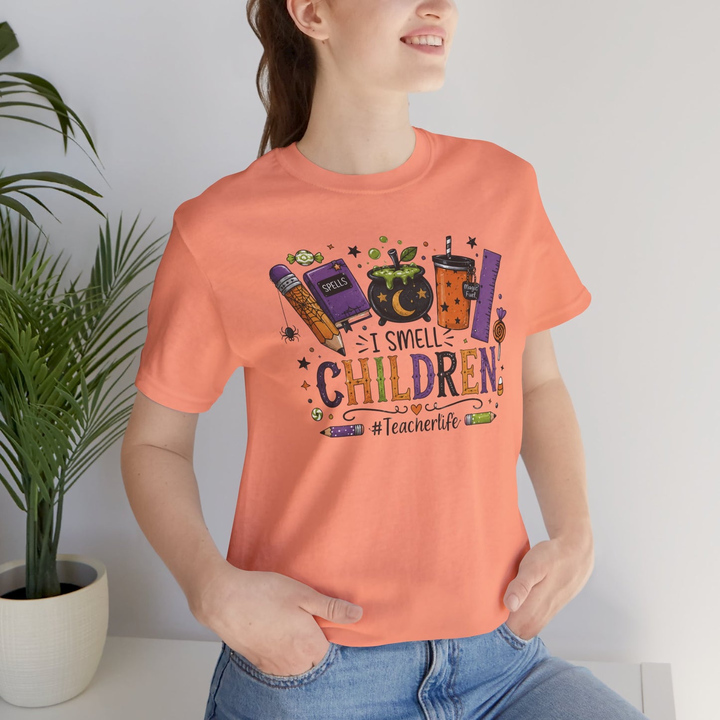 I Smell Children Halloween Teacher T-Shirt